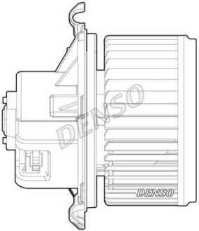 Фото 2 - Вентилятор печки DENSO DEA09024