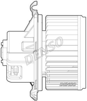 Вентилятор салону - DENSO DEA09024