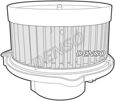 Вентилятор салона - DENSO DEA17014