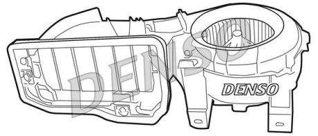 Фото 4 - Вентилятор печки DENSO DEA23001