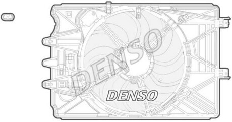 Вентилятор радіатора - DENSO DER09069