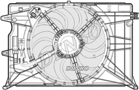 Вентилятор радіатора - DENSO DER09073