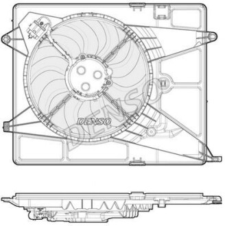 Вентилятор радіатора - DENSO DER15005