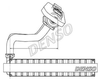 Испаритель, кондиционер - DENSO DEV09020