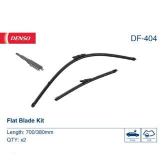 Фото 2 - Двірник (щітка склоочисника) DENSO DF-404 (DF404)