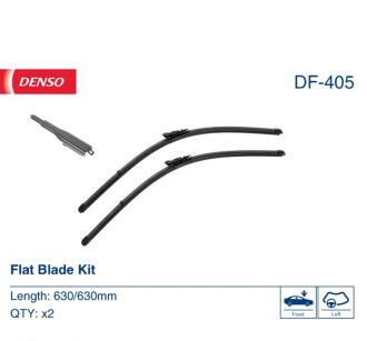 Фото 2 - Двірник (щітка склоочисника) DENSO DF-405 (DF405)