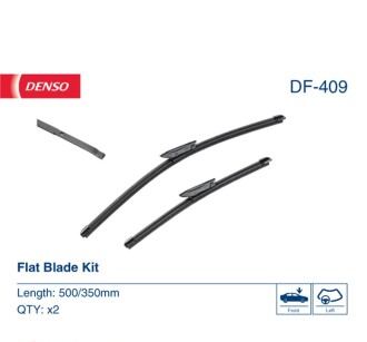 Фото 3 - Двірник (щітка склоочисника) DENSO DF-409 (DF409)