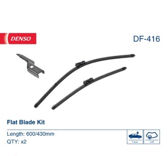 Фото 2 - Двірник (щітка склоочисника) DENSO DF-416 (DF416)