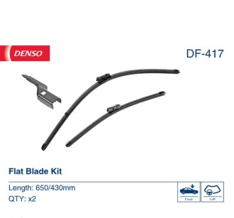 Фото 2 - Двірник (щітка склоочисника) DENSO DF-417 (DF417)