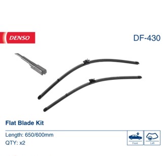 Фото 2 - Двірник (щітка склоочисника) DENSO DF-430 (DF430)