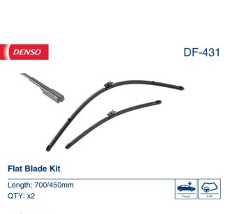 Фото 2 - Дворник (щетка стеклоочистителя) DENSO DF-431 (DF431)