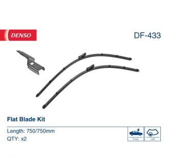 Фото 2 - Дворник (щетка стеклоочистителя) DENSO DF-433 (DF433)