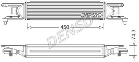 Фото 2 - Інтеркулер DENSO DIT01007