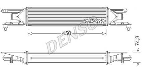 Інтеркулер - DENSO DIT01007