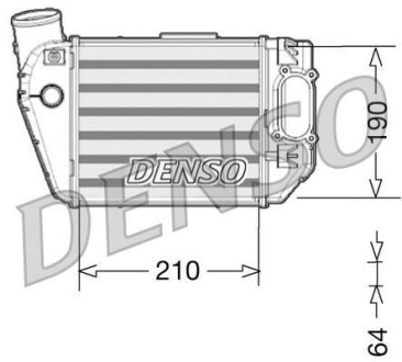 Інтеркулер - ((8E0145806F)) DENSO DIT02021 (фото 1)