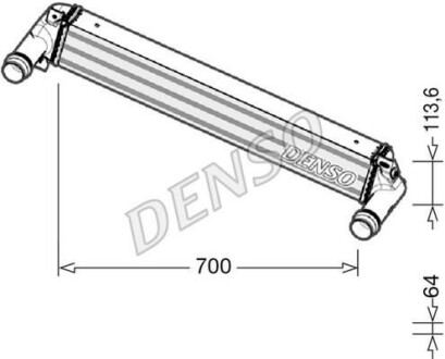 Інтеркулер - DENSO DIT06010