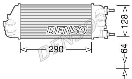 Теплообменник - (51930049) DENSO DIT09115