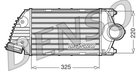 Интеркулер - DENSO DIT28016