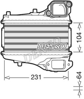 Інтеркулер - DENSO DIT40001