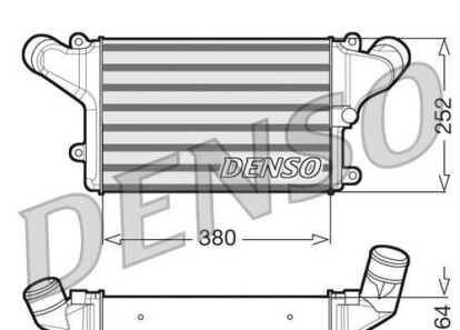 Интеркулер - DENSO DIT45003