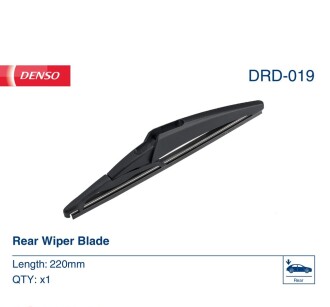 Фото 2 - Двірник (щітка склоочисника) DENSO DRD-019 (DRD019)
