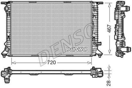 Теплообменник - (8K0121251T) DENSO DRM02021