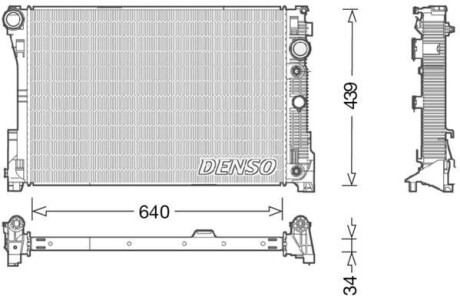 Теплообменник - DENSO DRM17048