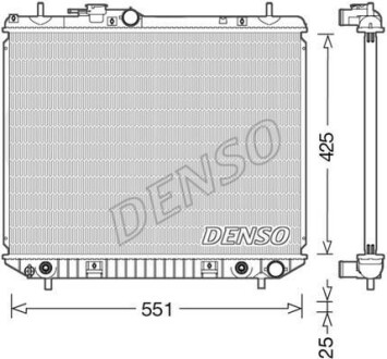 Радіатор двигуна - DENSO DRM35005