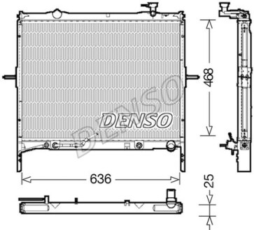 Теплообменник - DENSO DRM43002