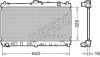Радіатор двигуна - ((BP4W15200A)) DENSO DRM44031 (фото 1)
