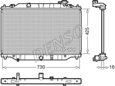 Теплообменник - (pe0115200b) DENSO DRM44039