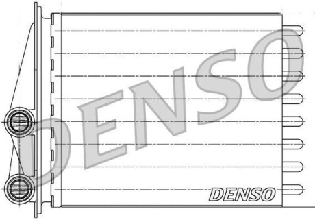 Теплообменник, отопление салона - (7701065763) DENSO DRR23020