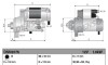 Стартер - ((M000T90881, M000T90882, M000T90883, M0T90881, M0T90882)) DENSO DSN2076 (фото 3)