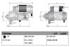 Стартер - (0061512501, 006151250180, 0061514601) DENSO DSN968 (фото 3)