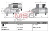 Стартер - (03L911024B, 03L911024A, 03L911021GX) DENSO DSN994 (фото 2)