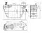 Радіатор інтеркулера а AUDI A3/OCTAVIA/GOLF 1.8-1.9 TDI 96-10 - (1J0145803A, 1J0145803B, 1J0145803C) DEPO 003-018-0003 (фото 1)