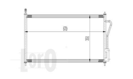 Радіатор кондиціонера FOCUS I 1.4 Efi/2.0i 98- - (xs4h19710bb, yj432, ys4h19710bb) DEPO 017-016-0007