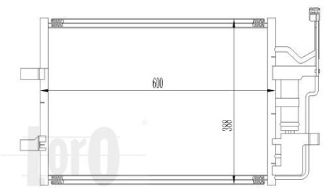 Радіатор кондиціонера MAZDA 3(BK)/5(CR) 1.8 i 16V 03- - DEPO 030-016-0010