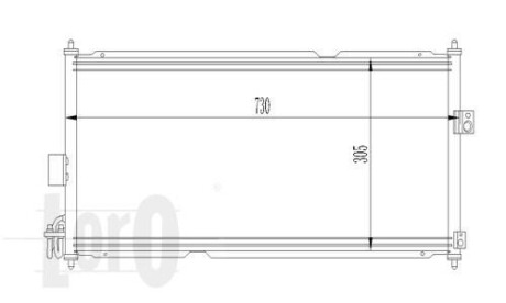 Конденсатор, кондиционер - (92100BM400, 92100BM407, 92100BM405) DEPO 035-016-0009