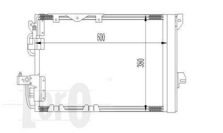 Радіатор кондиціонера O. Astra G 1.6/1.8 16V 01> - DEPO 037-016-0016