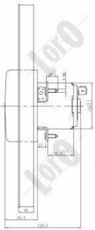 Вентилятор радіатора Galaxy 1.9 TDI 95-06 - (6N0959455A, 6N0959455B, 6N0959455C) DEPO 053-014-0018