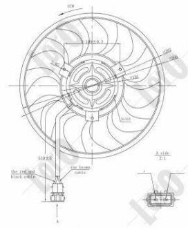 Фото 2 - Вентилятор охлаждения двигателя DEPO 053-014-0023 (0530140023)