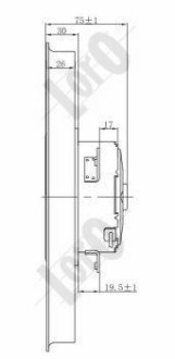 Вентилятор радіатора TRANSPORTER T4 2.4D 90- - (701121206C, 701959455A, 701959455AC) DEPO 053-014-0023