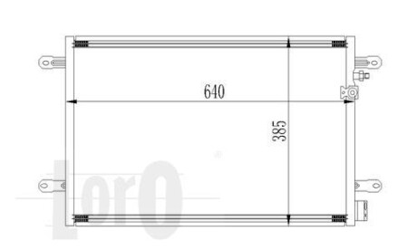 Радіатор кондиціонера A6 04-11 - DEPO 053-016-0026