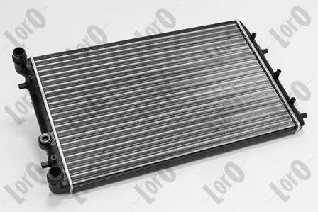 Радіатор охолодження двигуна Skoda Fabia 99-14/Roomster 06-15 - DEPO 053-017-0040