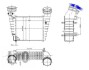 Радіатор інтеркулера PASSAT 1.8 00-05 - (3B0145805E, 3B0145805H, 3B0145805M) DEPO 053-018-0001 (фото 1)