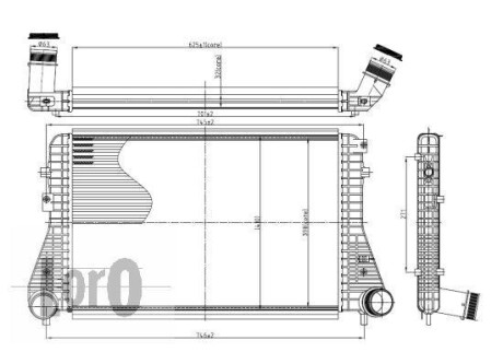 Теплообменник - DEPO 053-018-0006