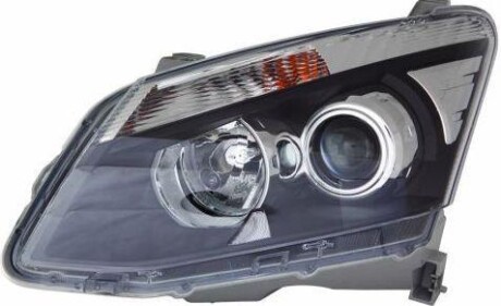 Фара Прав (H11/HB3, електричн, без мотора, колір відбивача: чорн, колір повороту: білий) ISUZU D-MAX RT 06.12-04.17 - DEPO 2131142RLDEM2