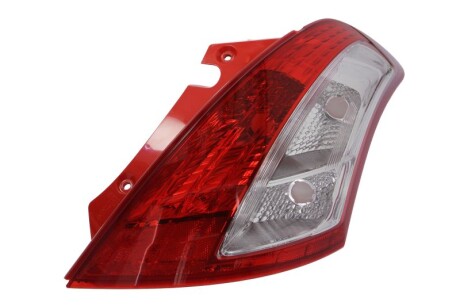 Ліхтар задній Прав (P21/5W/P21W, колір повороту білий, колір скла червон) SUZUKI SWIFT IV FZ Хетчбек 10.10-10.13 - DEPO 2181963RUE