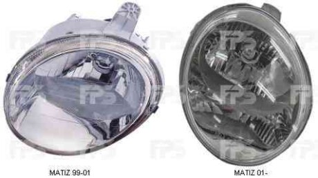 Фара - DEPO 2201 R2-E